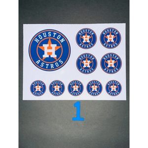 ASTROS BASEBALL HIGH QUALITY STICKERS SET BUNDLE